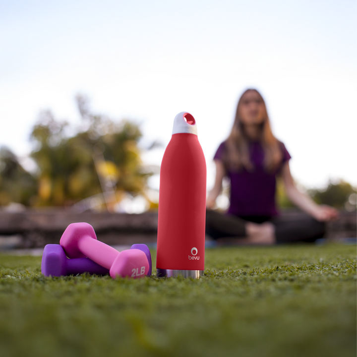 BEVU DUO STAINLESS STEEL INSULATED BOTTLE 25OZ (750ml) - bevulife.com