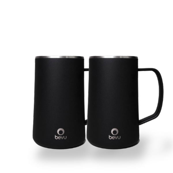 BEVU DUO STEIN BEER INSULATED MUG (2 PACK) 28OZ - bevulife.com