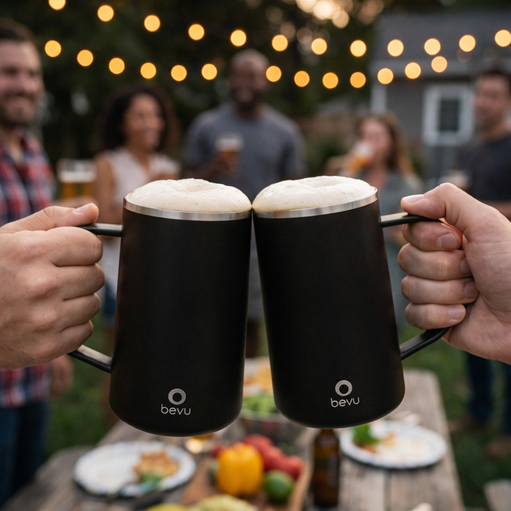 Bevu DUO Stein Beer Insulated MUG (2 Pack) 28oz