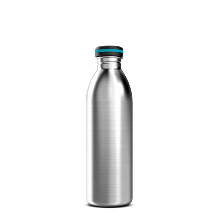 Image of Bevu Life's ONE Single Wall 25oz Bottle, showcasing its minimalist design and ability to keep your beverages fresh. Perfect for accompanying you in your daily activities with comfort and style.