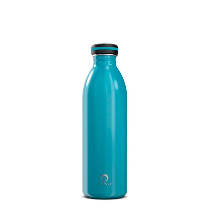 Image of Bevu Life's ONE Single Wall 25oz Bottle, showcasing its minimalist design and ability to keep your beverages fresh. Perfect for accompanying you in your daily activities with comfort and style.
