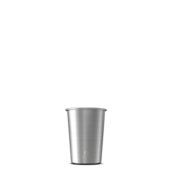 mage of Bevu Life's FIESTA Steel Cups (4 Pack) 12oz, showcasing their durability and versatility for any occasion. Enjoy your favorite beverages with style and sustainability.