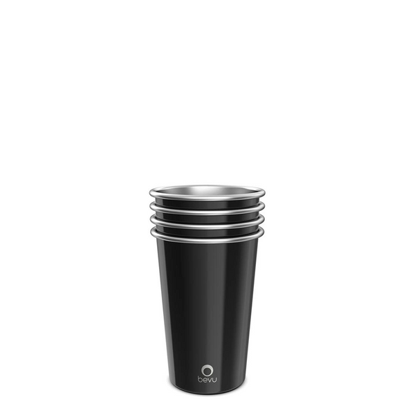 Image of Bevu® FIESTA Cups (4) 470ml / 16oz by Bevu Life, showcasing their modern design and generous capacity for enjoying your favorite drinks. Perfect for festive gatherings and joyful moments with friends and family.