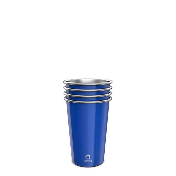Image of Bevu® FIESTA Cups (4) 470ml / 16oz by Bevu Life, showcasing their modern design and generous capacity for enjoying your favorite drinks. Perfect for festive gatherings and joyful moments with friends and family.