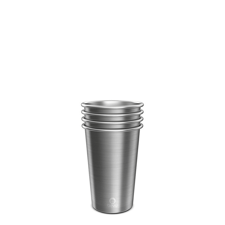 Image of Bevu® FIESTA Cups (4) 470ml / 16oz by Bevu Life, showcasing their modern design and generous capacity for enjoying your favorite drinks. Perfect for festive gatherings and joyful moments with friends and family.