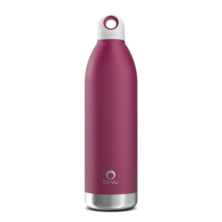 Image of the 25oz DUO Insulated Bottle by Bevu Life, showcasing its sleek design and double-wall insulation for maintaining beverage temperature. Perfect for on-the-go hydration with style and functionality.