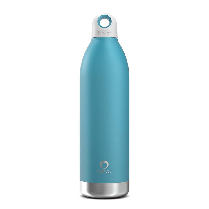 Image of the 25oz DUO Insulated Bottle by Bevu Life, showcasing its sleek design and double-wall insulation for maintaining beverage temperature. Perfect for on-the-go hydration with style and functionality.