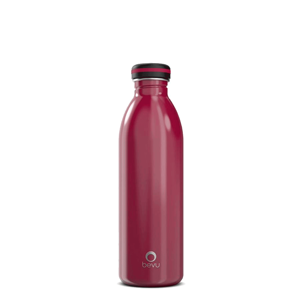 Image of Bevu Life's ONE Single Wall 25oz Bottle, showcasing its minimalist design and ability to keep your beverages fresh. Perfect for accompanying you in your daily activities with comfort and style.